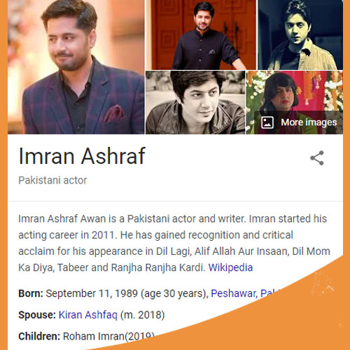 Imran Ashraf Biography