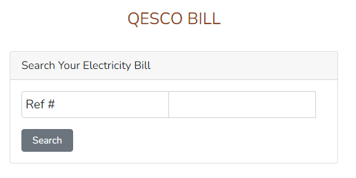QESCO online bills check