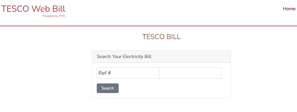 TESCO Online Duplicate Bills