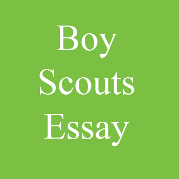 Boy Scouts Essay