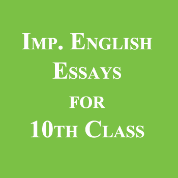 Important English Essays for 10th Class