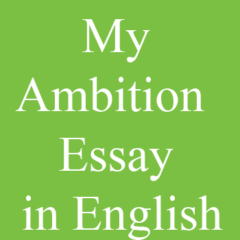 My Ambition Essay in English for 10th Class