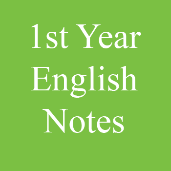 1st year english notes