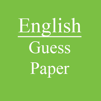 English Guess Papers
