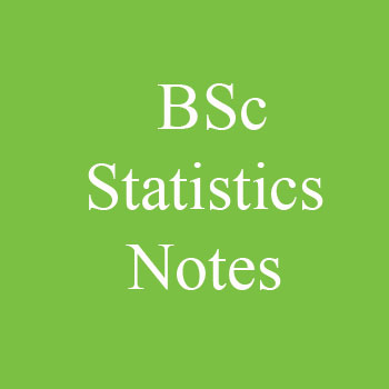 BSc Statistics Notes Punjab University
